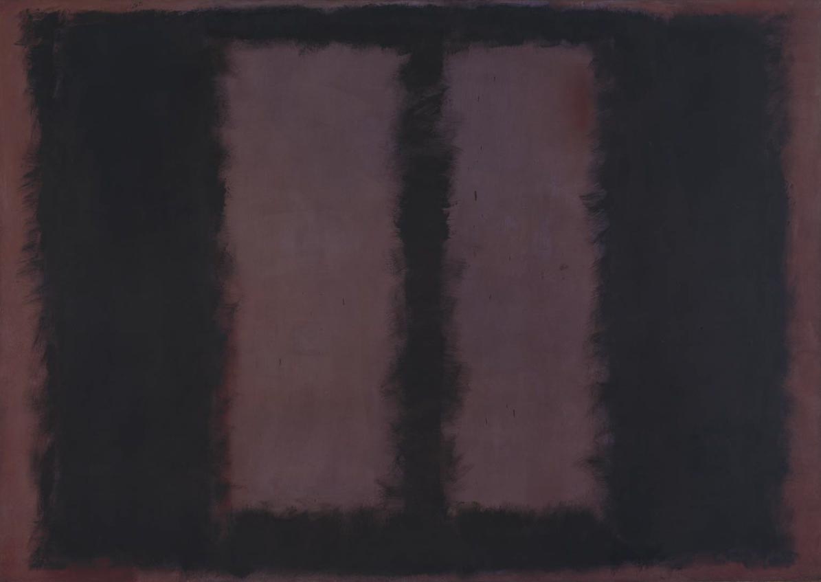 Mark Rothko, Black on Maroon