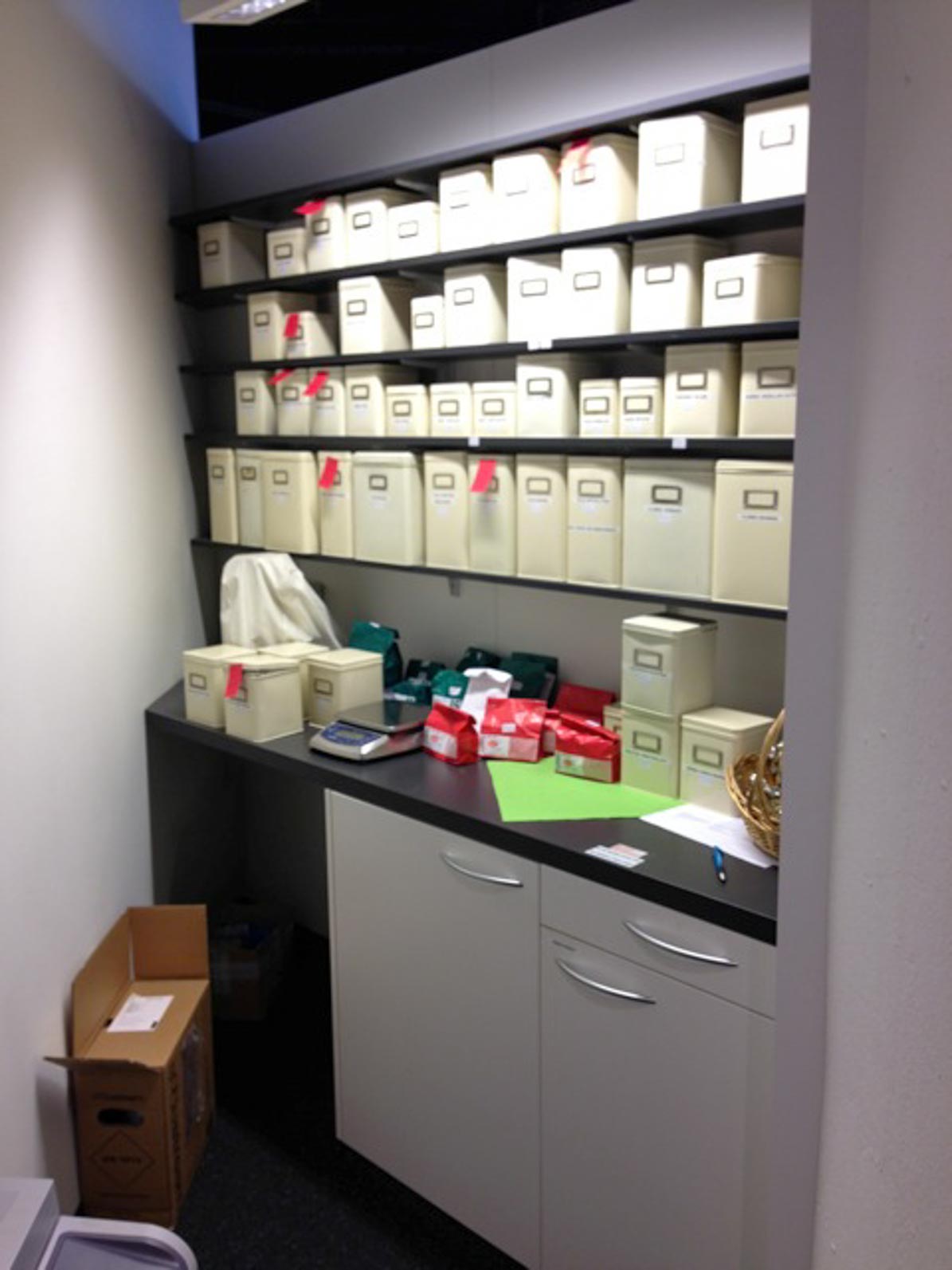 Old herbal preparation area