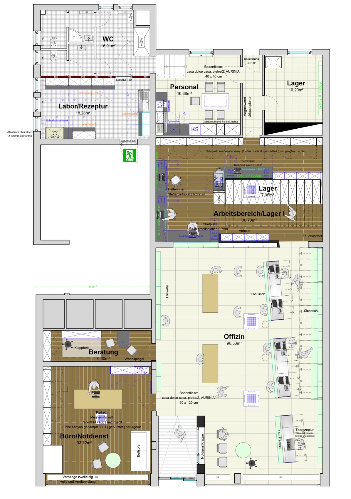 New floor plan