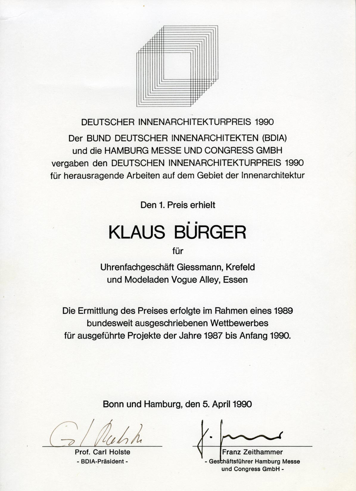 German Interior Architecture Award