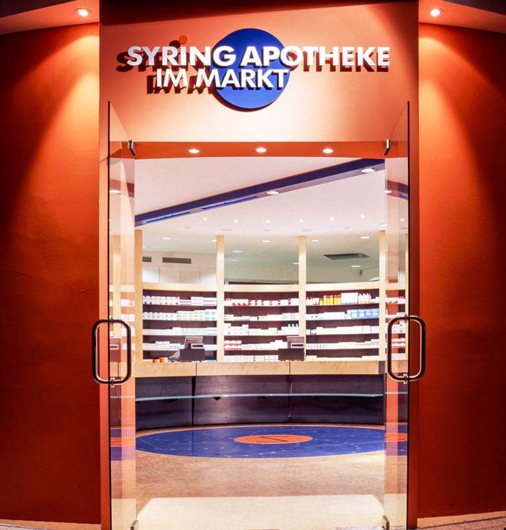 Syring Apotheke, Eingang